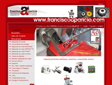 Tablet Screenshot of franciscoaparicio.es